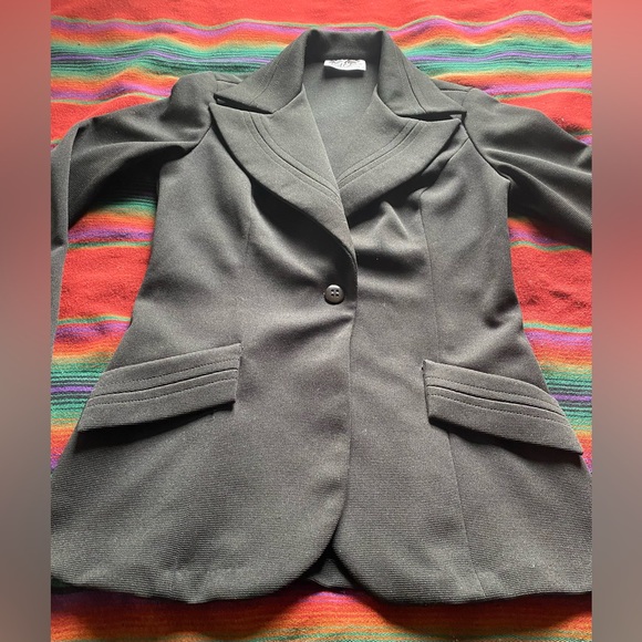 VTG 70’s First Edition Dallas Polyester Blazer. Rad Pointed collar! S/M - Picture 11 of 16